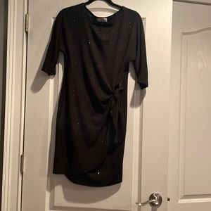 Sparkly black dress
